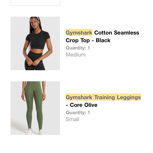 LIKE NEW Gymshark Training Leggings - Core Olive - Picture 10 of 10